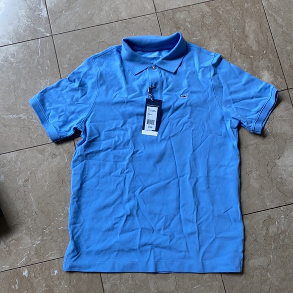 Boys Short Sleeve Blue Polo - Picture 5 of 11